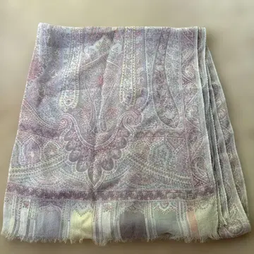 ETRO 100% 실크 페이즐리 무늬 스톨