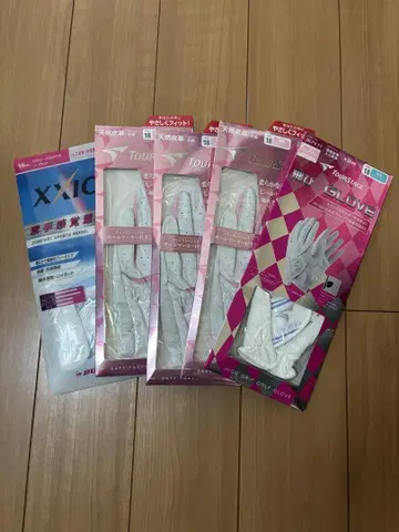 *XXIO TOUR STAGE 여성용 골프 글러브 왼손 5개 세트 18