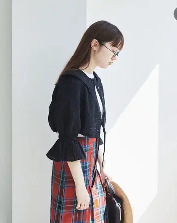 figlondon 오부소매 블라우스