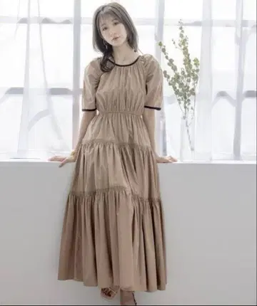 clear 티어드 개더 원피스 택 포함 새상품