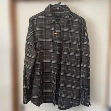 BEAMS HEART 체크 무늬 긴팔 플란넬 셔츠 L