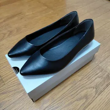ABC SELECT 블랙 플랫슈즈 W5003 24cm