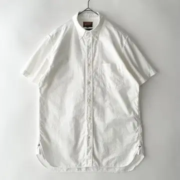 BEAMS PLUS (hd) M 일본제 옥스포드 셔츠 화이트 무지