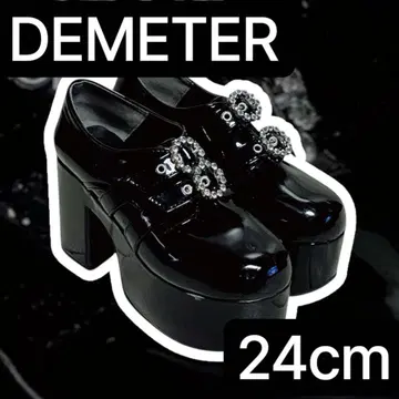 DEMETER 블랙 슈즈 24cm