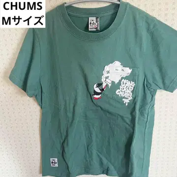 참스 CHUMS 반팔 티셔츠 M 사이즈 그린