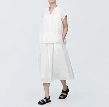 강연 보일 개더 스커트 무인양품 M