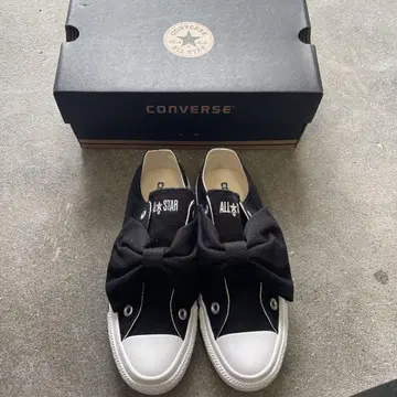 컨버스 CONVERSE 올스타 리본 벨트 OX 블랙 23.5
