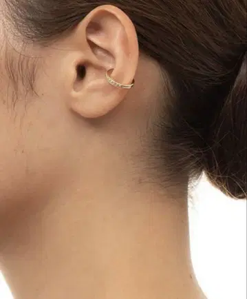 Hirotaka Caviar Pearl 이어 커프 S 사이즈
