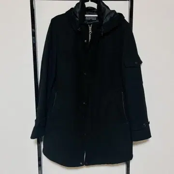BARNEY'S NEW YORK 후드 코트 블랙