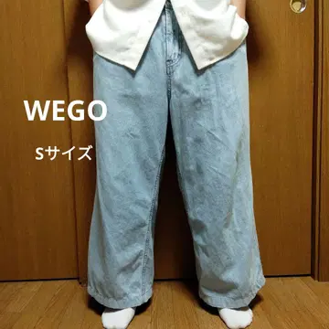 WEGO 남성 데님 남성 바지 S 사이즈 와이드 팬츠