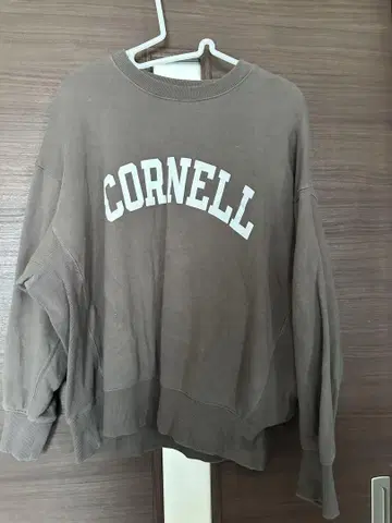 any FAM 브라운 CORNELL 로고 트레이닝복