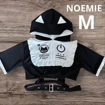 미품 NOEMIE 노에미 고양이 귀 후드 상의 M 서브컬쳐 지뢰계