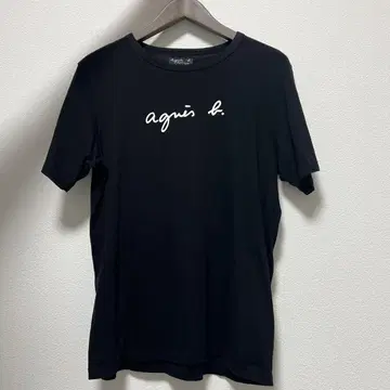 agnes b. 블랙 티셔츠 T2