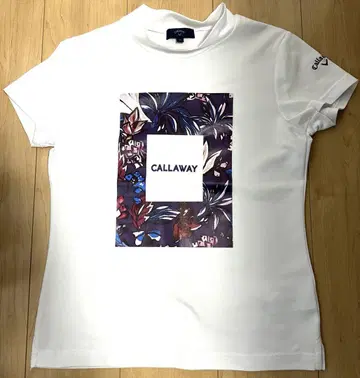 CALLAWAY 플라워 프린트 티셔츠 M