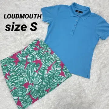 LOUDMOUTH 라우드마우스 여성용 셋업 셔츠 스커트