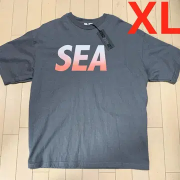 XL WIND AND SEA SEA S/S Tee 셔츠 로고 그레이