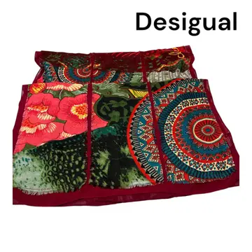 인기 데시구알 Desigual 대형 스톨 숄