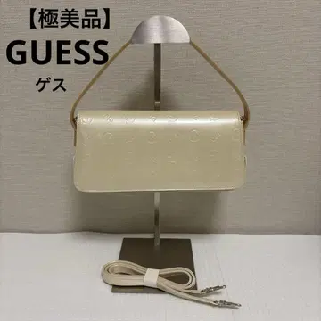 [컨디션 최상] GUESS 게스 크림색 숄더백