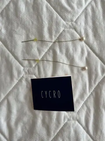 롱 펄 귀걸이 CYCRO
