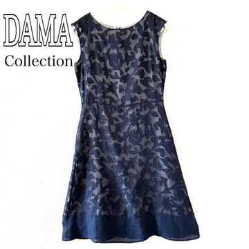 DAMA collection 꽃무늬 슬리브리스 무릎 기장 원피스 S
