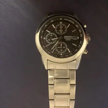 SEIKO 크로노그래프 시계 (100M)