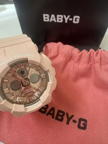 BABY-G 핑크 시계