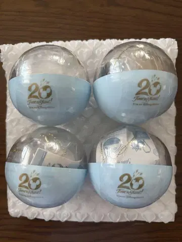 디즈니씨 20주년 기념 캡슐토이 컴프 4종 세트