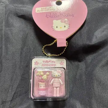 산리오 캐릭터즈 미니어처 패키지 참 헬로키티 다리가 긴 버전