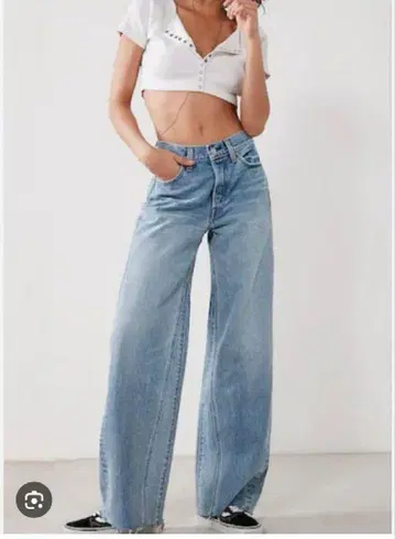Levi's Altered Wide Leg Jean 라이트 블루