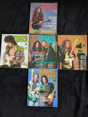 YOUNG GUITAR 1995년~2002년 장미 28권 세트