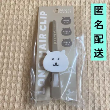 나가노 마켓 헤어 클립 (곰) 나가노의 곰 농담곰