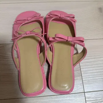앨리슨 브라운 샌들 L 사이즈 핑크