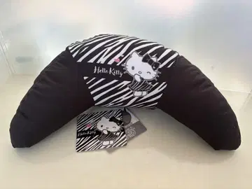 키티 안전벨트 쿠션 얼룩말 패턴 자동차 용품