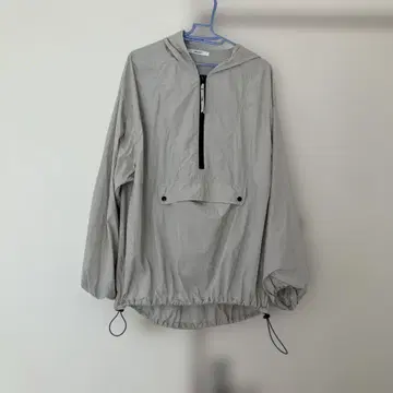 discoat 라이트 그레이 마운틴 후드티 아노락