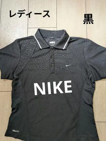 [NIKE] 골프웨어 피케 셔츠 블랙 여성용 속건성