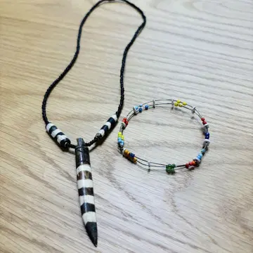 목걸이 팔찌 아프리카제
