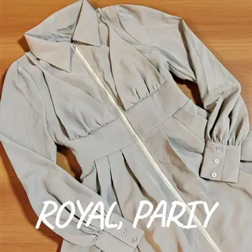 [새상품급] 가을 상품 ROYAL, PARIY 그레이 원피스 지퍼