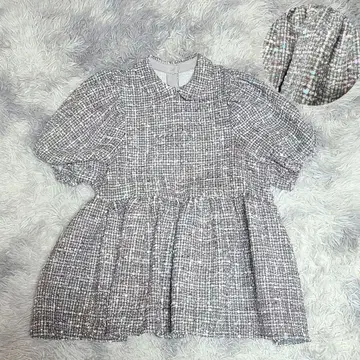 TWEED CLARISSE PEARL BUTTON TOPS 25SS