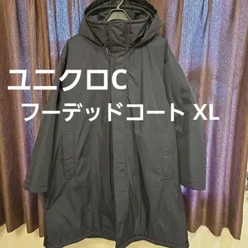 [새상품] 유니클로 C 24 AW 후디드 코트 XL Black