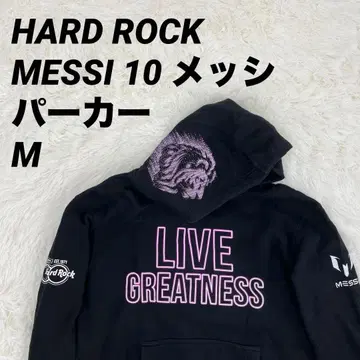 HARD ROCK MESSI 10 메시 후드티 블랙 M 남녀 공용