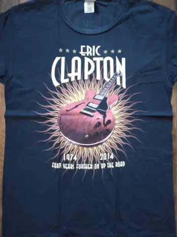 ERIC CLAPTON 에릭 클랩튼 40주년 티셔츠 L 사이즈