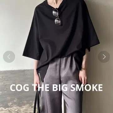 COGTHEBIGSMOKE 코그더빅스모크 델타 T-SHIRT 블랙