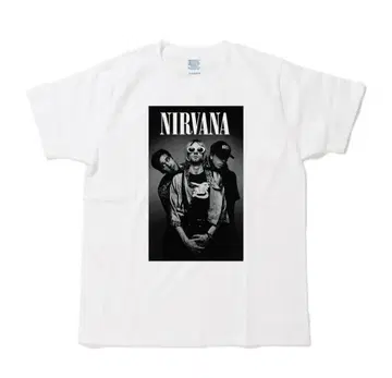닐바나 Nirvana 커트 코베인 T셔츠 새상품 배송비 포함 화이트