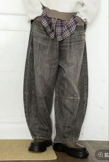 니코앤드 INKJ 2024AWJEASY BARREL DENIM2
