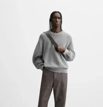 ZARA 자라 릴랙스 핏 텍스처 스웨터 M 완판템