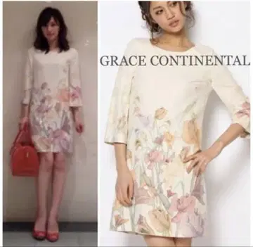 GRACE CONTINENTAL 꽃무늬 원피스 S 사이즈