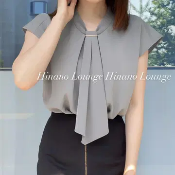 Natural Beauty Basic 보우타이 블라우스