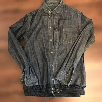 사카이 다크 블루 데님 셔츠 sacai