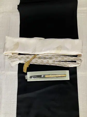 전통 예복 기모노용 허리띠 오비 장식 천 부채