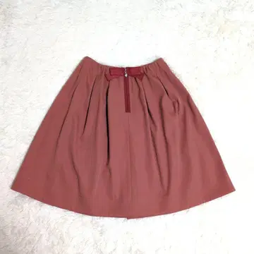 택 포함 새상품 엠즈 그레이시 스커트 플레어 까멜리아 핑크 40